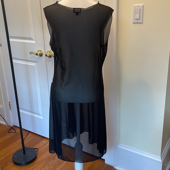 Staples A-line mesh tank dress in black. Size L. NWT - Picture 4 of 5